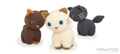 Cat / Chat - Amigurumi Crochet - FROGandTOAD Créations